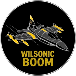 The Wilsonic Boom badge